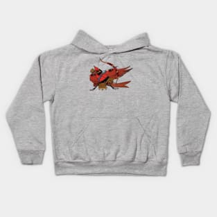 The Crimson Cardinal [107] Kids Hoodie